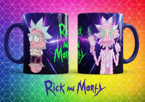 vectores plantilas RICK Y MORTY,CARICATURA,NIñO,SERIE,MARCO,